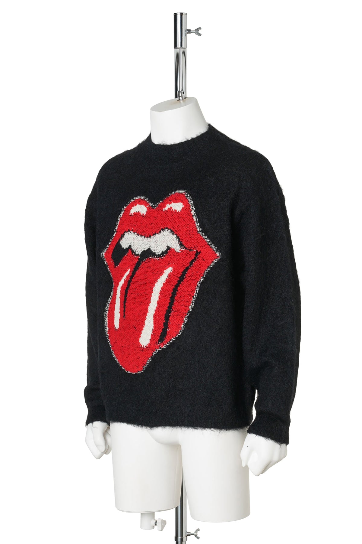 SAINT Mxxxxxx x The Rolling Stones TRS_CRW N KNIT/LIPS&TOHGUE / BLACK