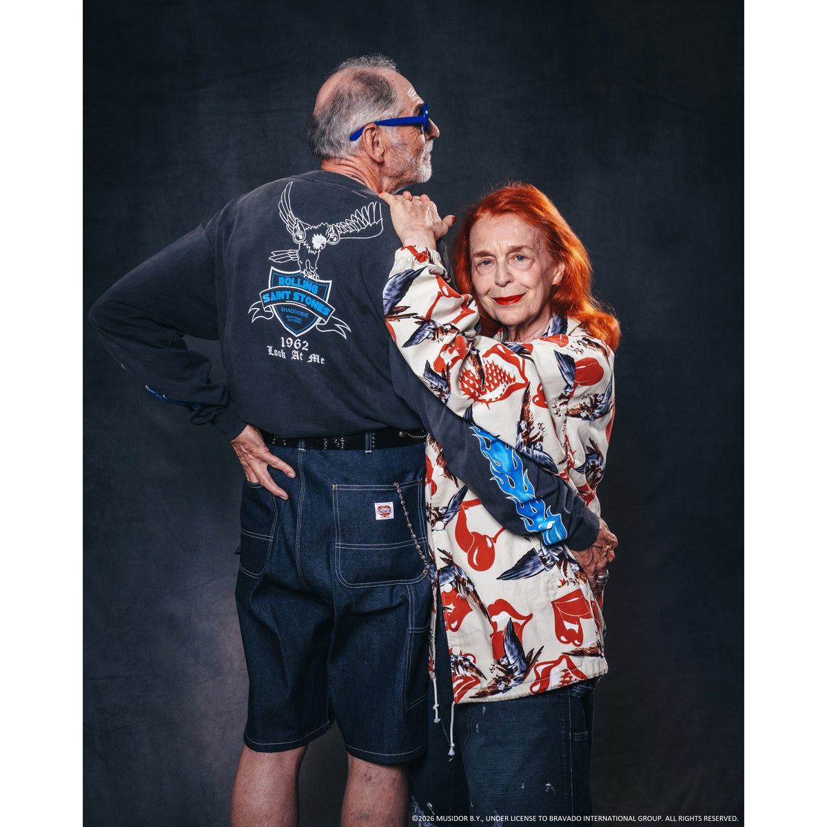 SAINT Mxxxxxx x The Rolling Stones TRS_COTTON JACKET/EAGLE / WHITE