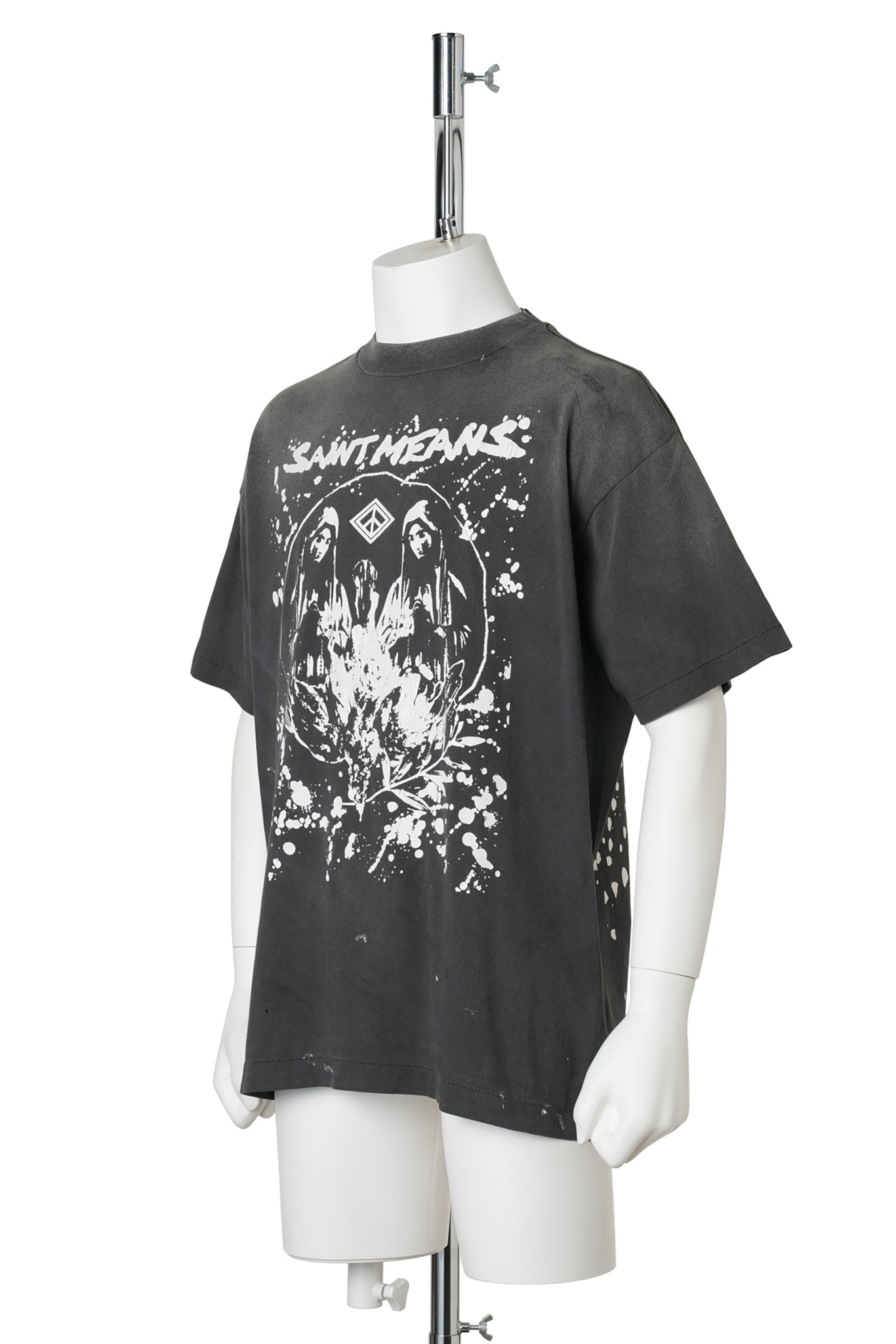 SAINT Mxxxxxx x blackmeans BKM_SS T-SHIRT/SAINT MEANS / BLACK