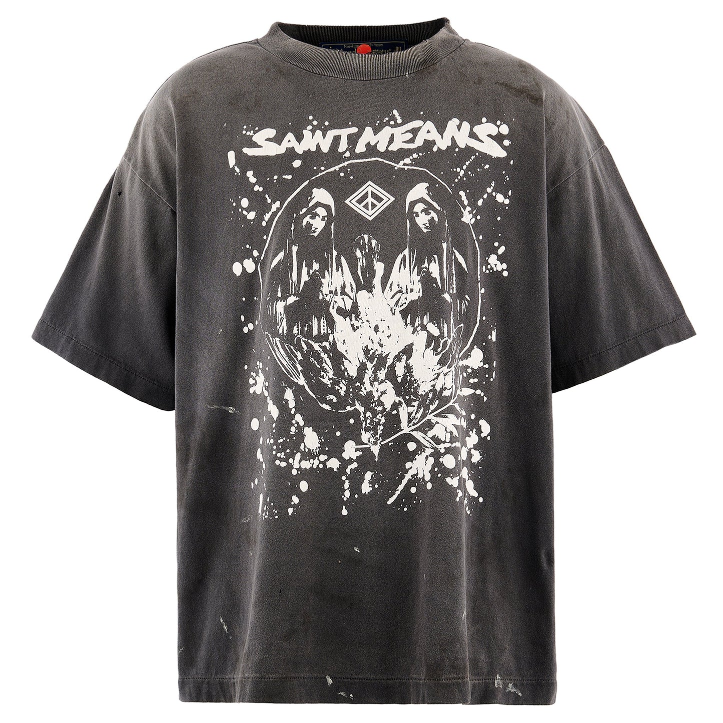 SAINT Mxxxxxx x blackmeans BKM_SS T-SHIRT/SAINT MEANS / BLACK