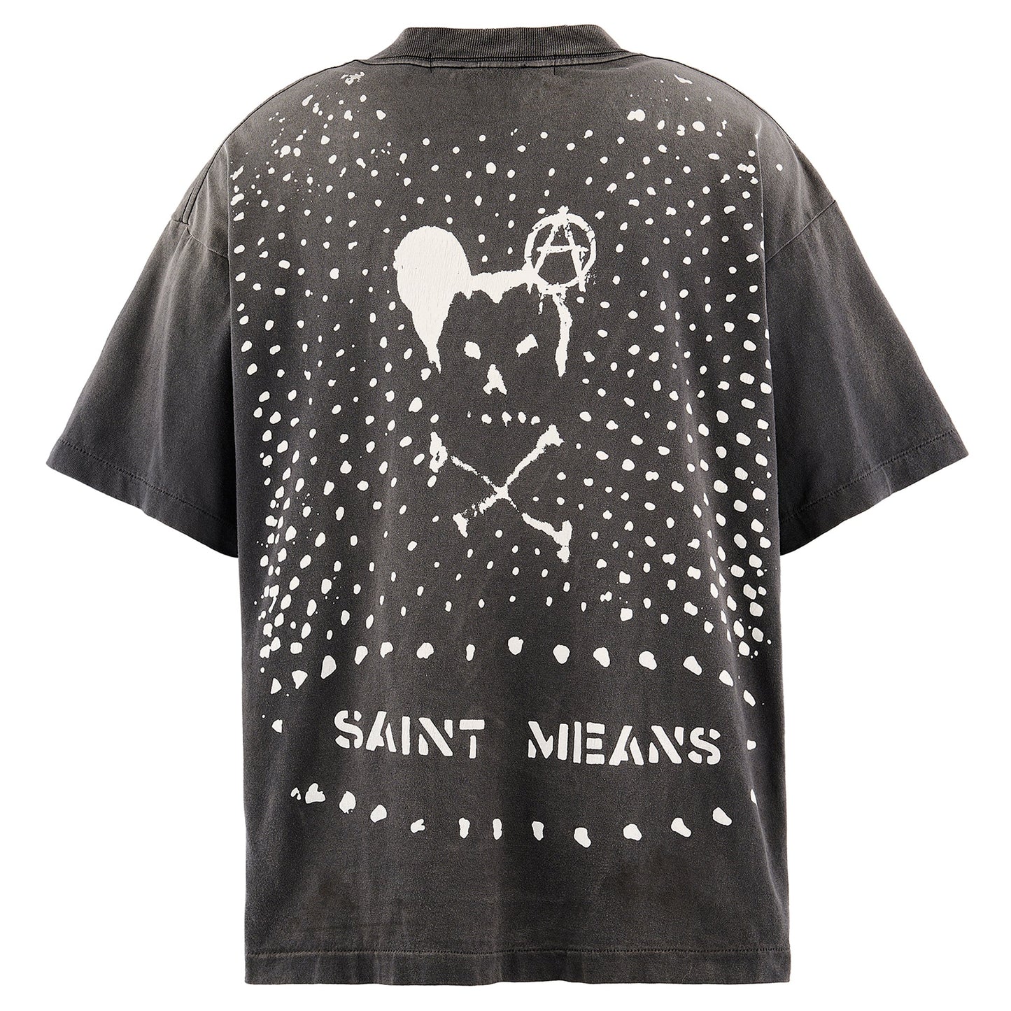 SAINT Mxxxxxx x blackmeans BKM_SS T-SHIRT/SAINT MEANS / BLACK