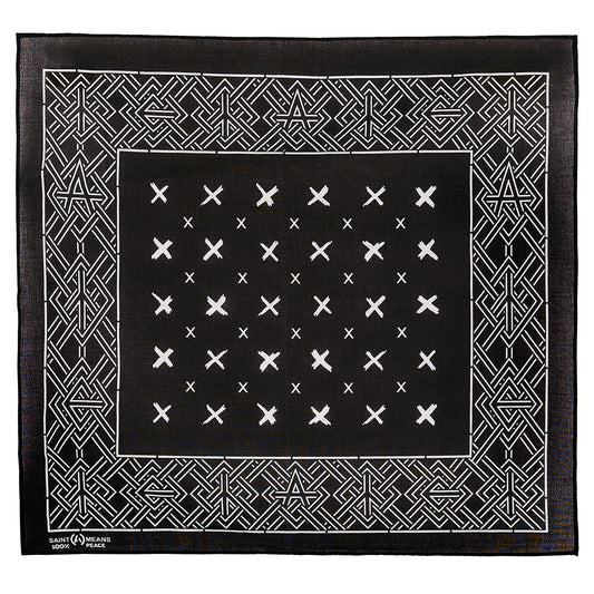 SAINT Mxxxxxx x blackmeans BKM_BANDANA/CROSS / BLACK