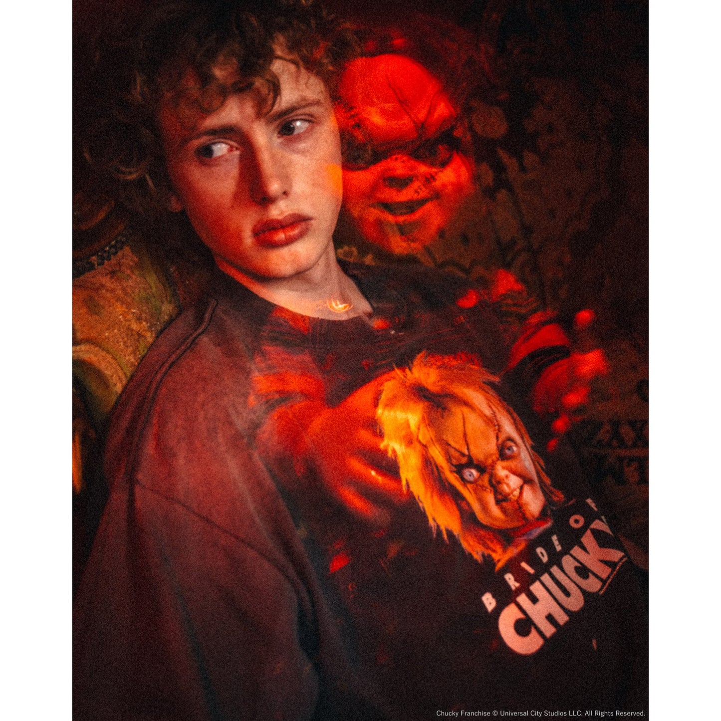 SAINT Mxxxxxx x CHUCKY CKY_SS T-SHIRT/SAINT / BLACK