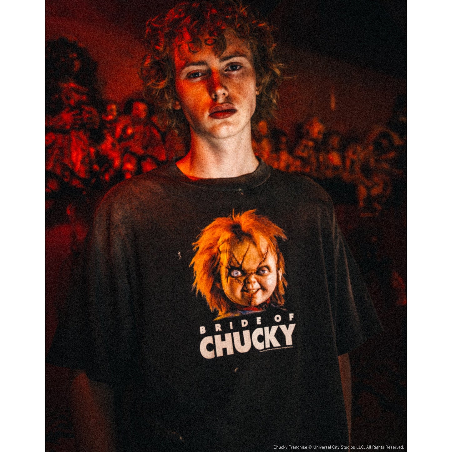 SAINT Mxxxxxx x CHUCKY CKY_SS T-SHIRT/SAINT / BLACK