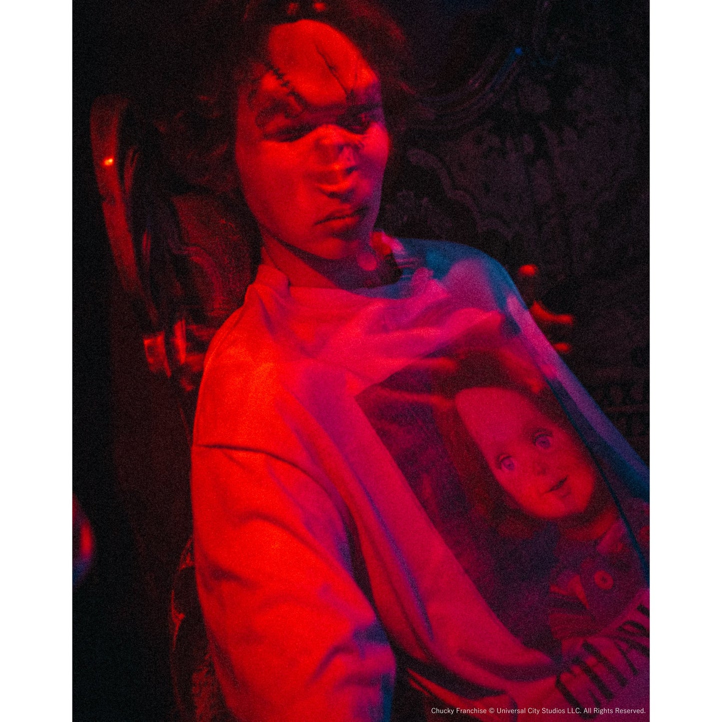 SAINT Mxxxxxx x CHUCKY CKY_SS T-SHIRT/SAINT / WHITE