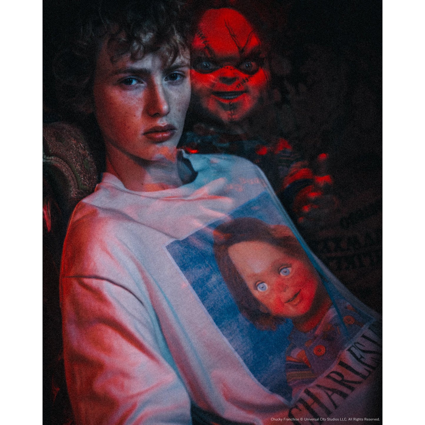 SAINT Mxxxxxx x CHUCKY CKY_SS T-SHIRT/SAINT / WHITE