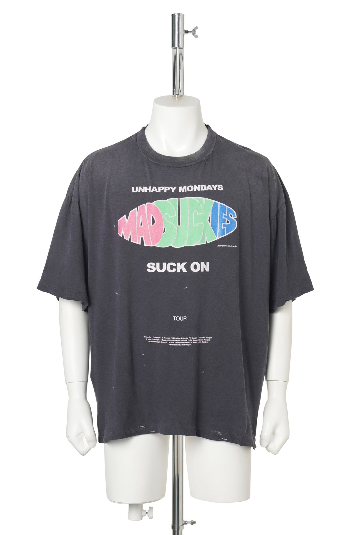SAINT Mxxxxxx x MADSAKI MDS_SS T-SHIRT/SUCK ON / BLACK