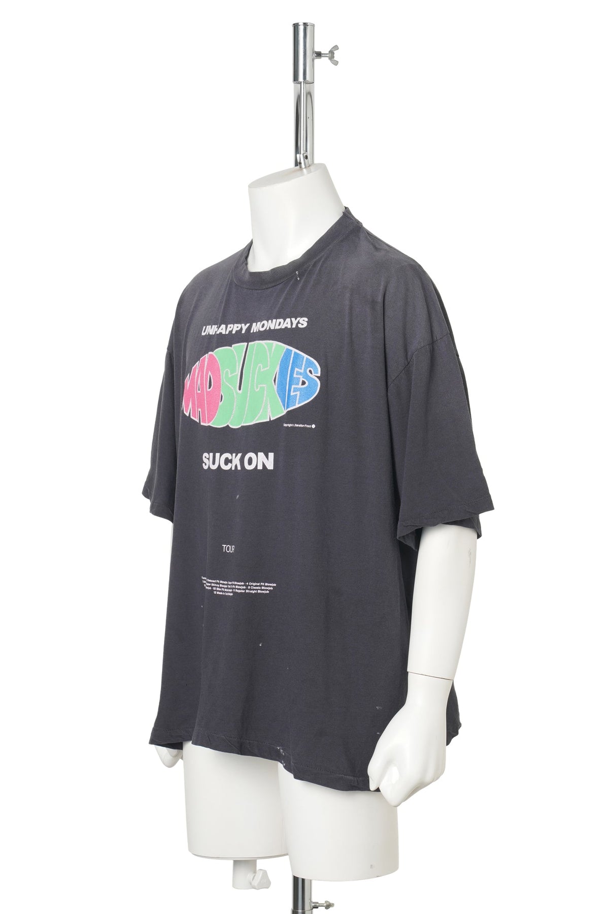 SAINT Mxxxxxx x MADSAKI MDS_SS T-SHIRT/SUCK ON / BLACK