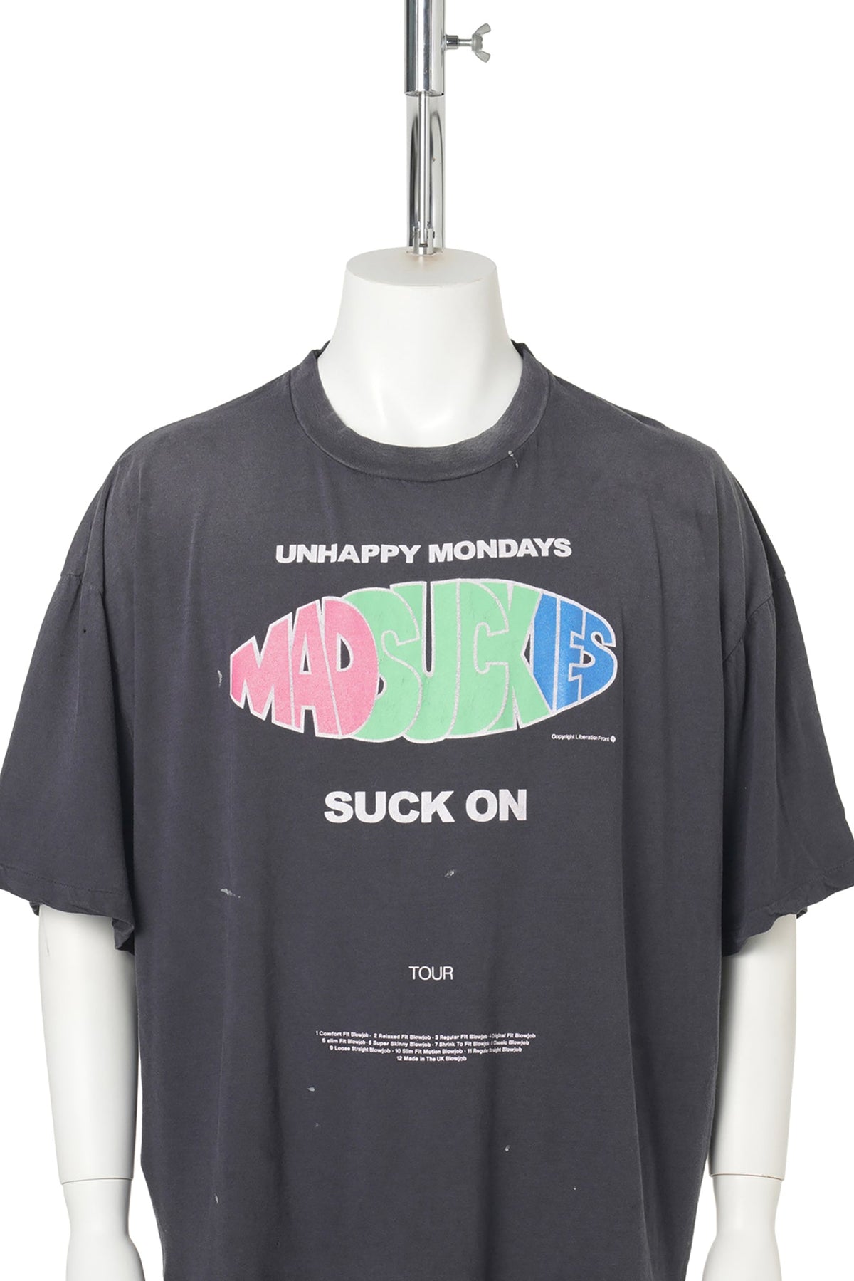 SAINT Mxxxxxx x MADSAKI MDS_SS T-SHIRT/SUCK ON / BLACK