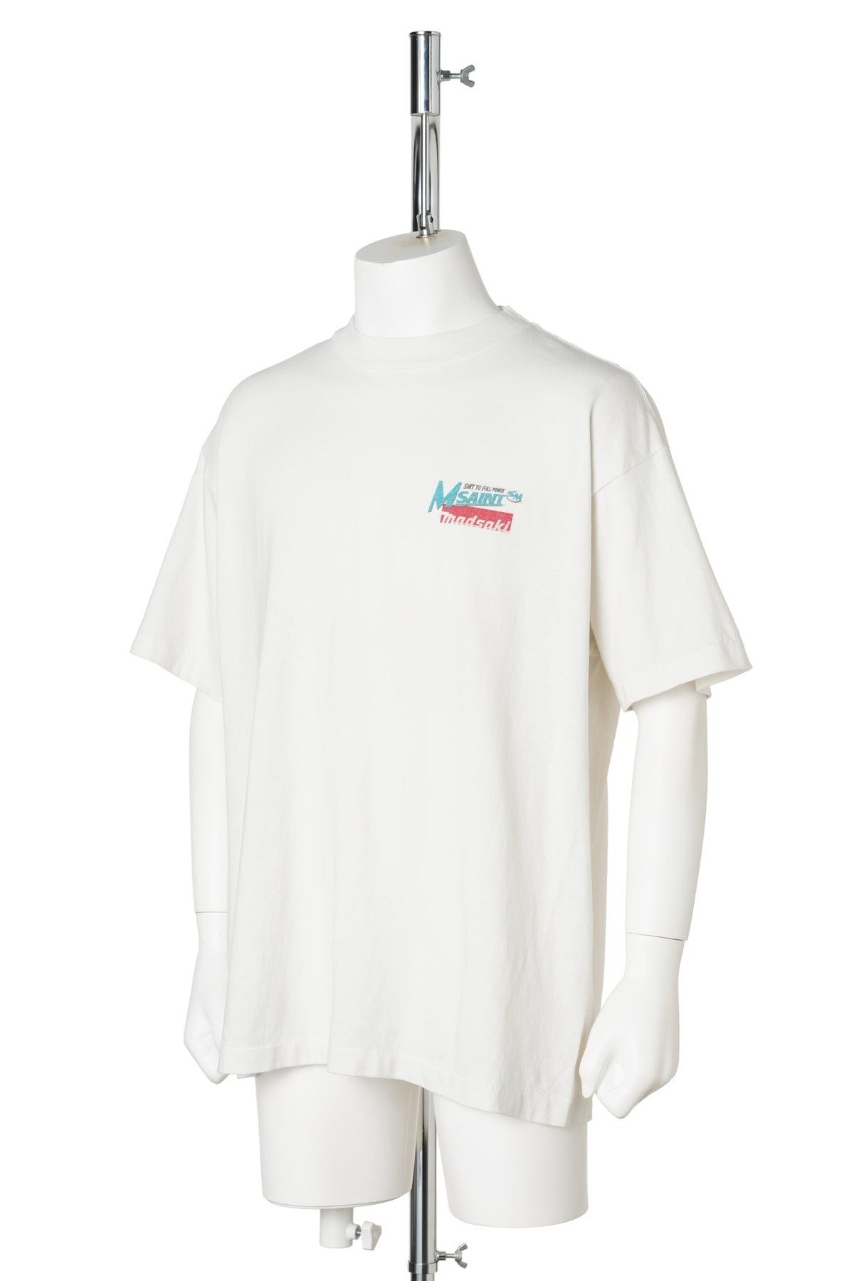 SAINT Mxxxxxx x MADSAKI MDS_SS T-SHIRT/SCREWDRIVER / WHITE