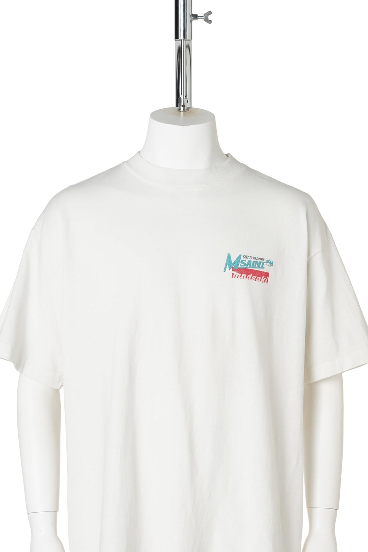 SAINT Mxxxxxx x MADSAKI MDS_SS T-SHIRT/SCREWDRIVER / WHITE