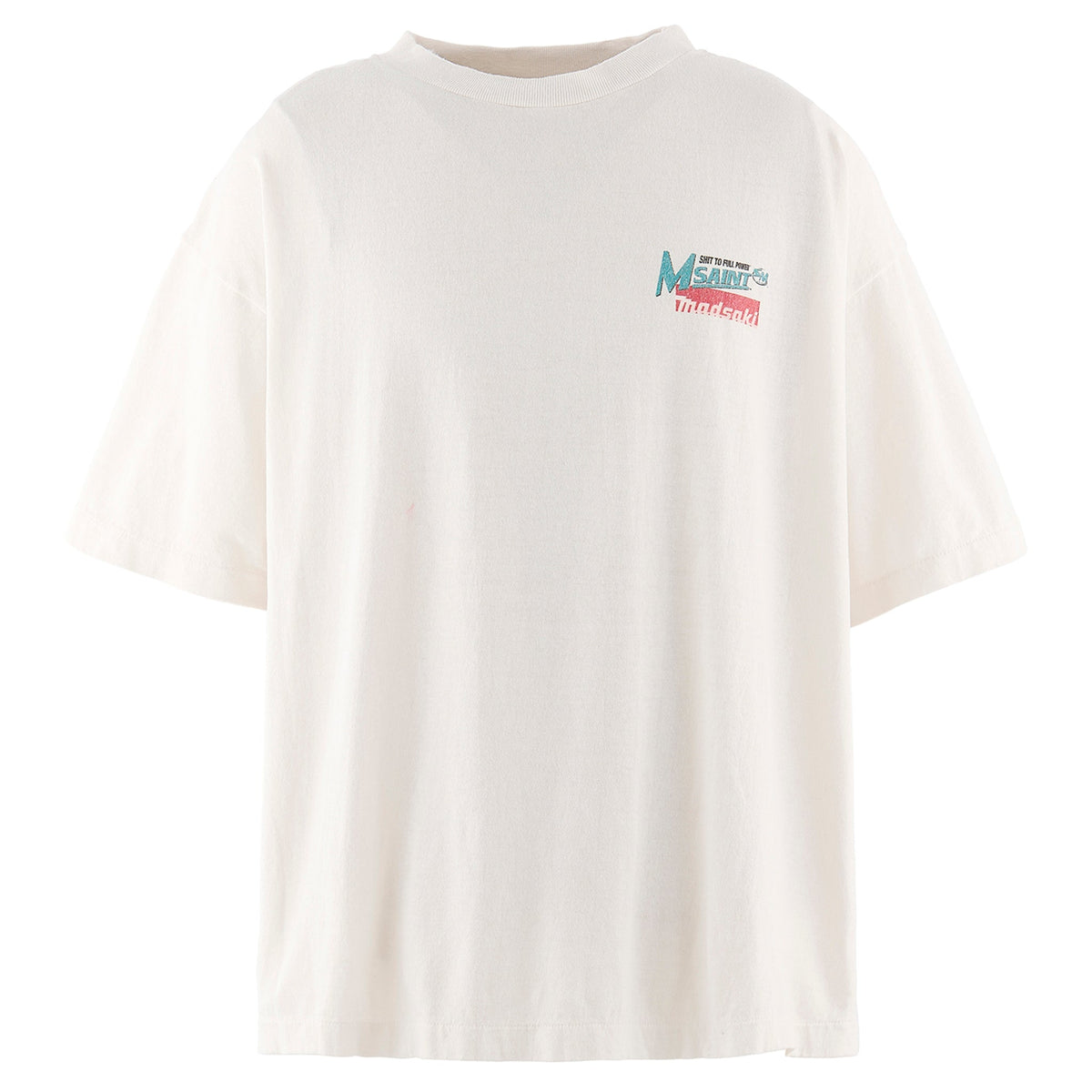 SAINT Mxxxxxx x MADSAKI MDS_SS T-SHIRT/SCREWDRIVER / WHITE