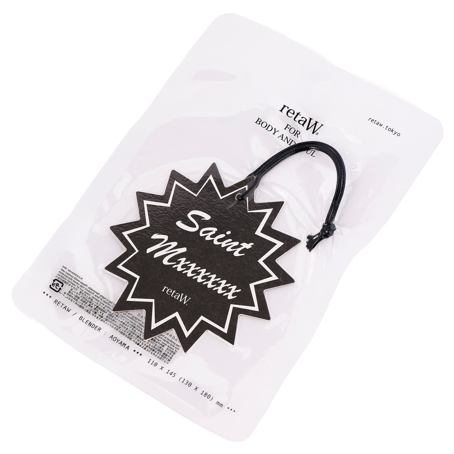 SAINT Mxxxxxx x retaW retaW_FRAGRANCE CAR TAG / BLACK