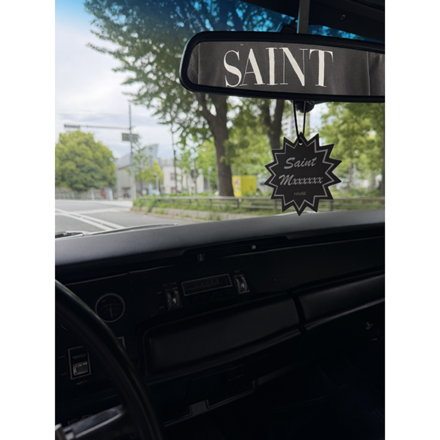 SAINT Mxxxxxx x retaW retaW_FRAGRANCE CAR TAG / BLACK
