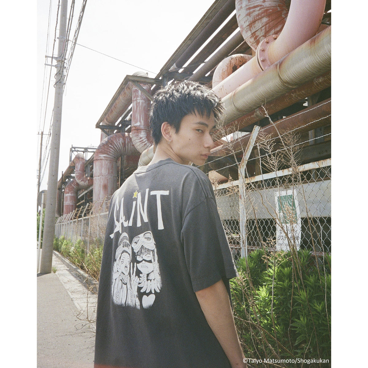 SAINT Mxxxxxx x 鉄コン筋クリート x GEEKS RULE 鉄コン筋クリート_SS T-SHIRT/KURO / BLACK