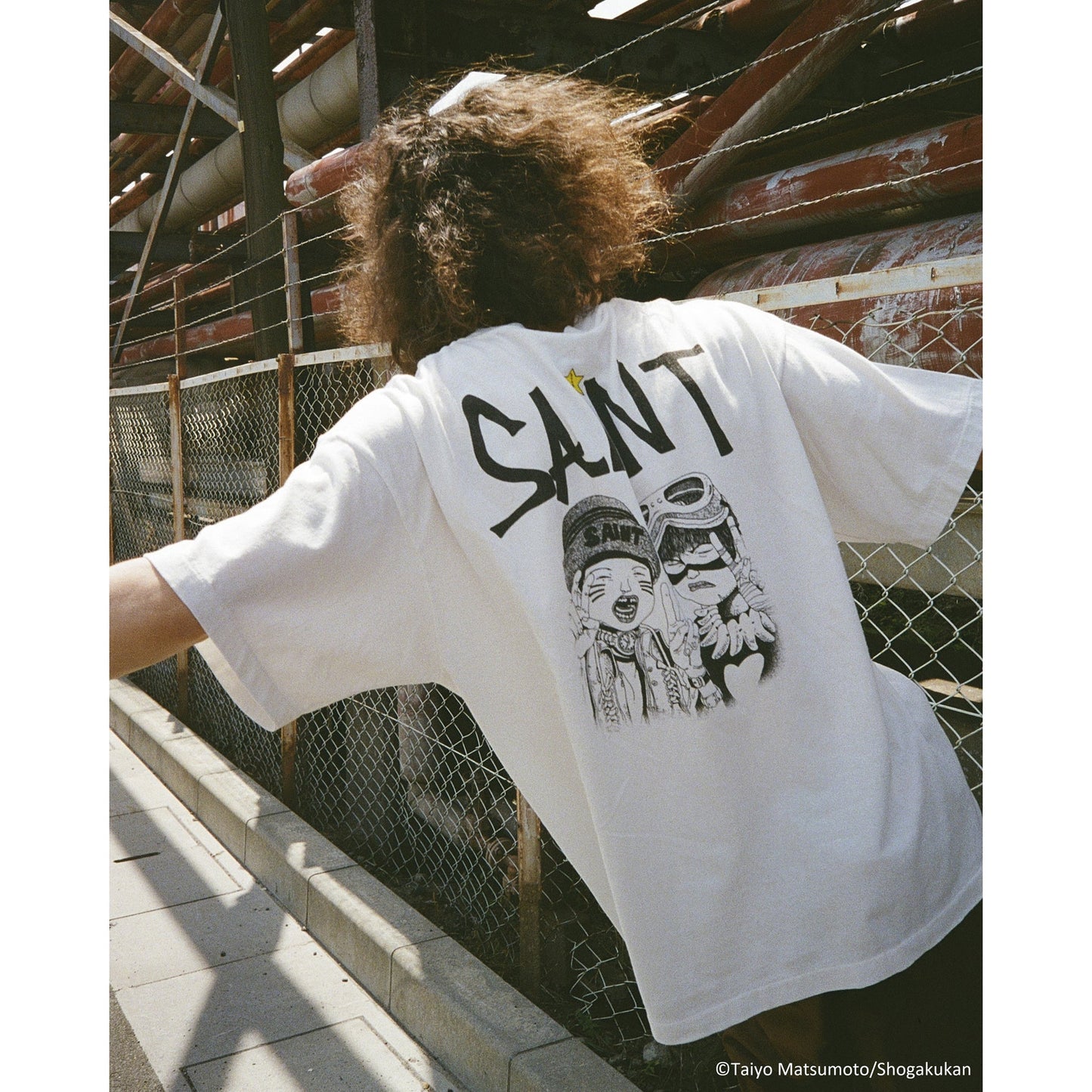 SAINT Mxxxxxx x 鉄コン筋クリート x GEEKS RULE 鉄コン筋クリート_SS T-SHIRT/SHIRO / WHITE