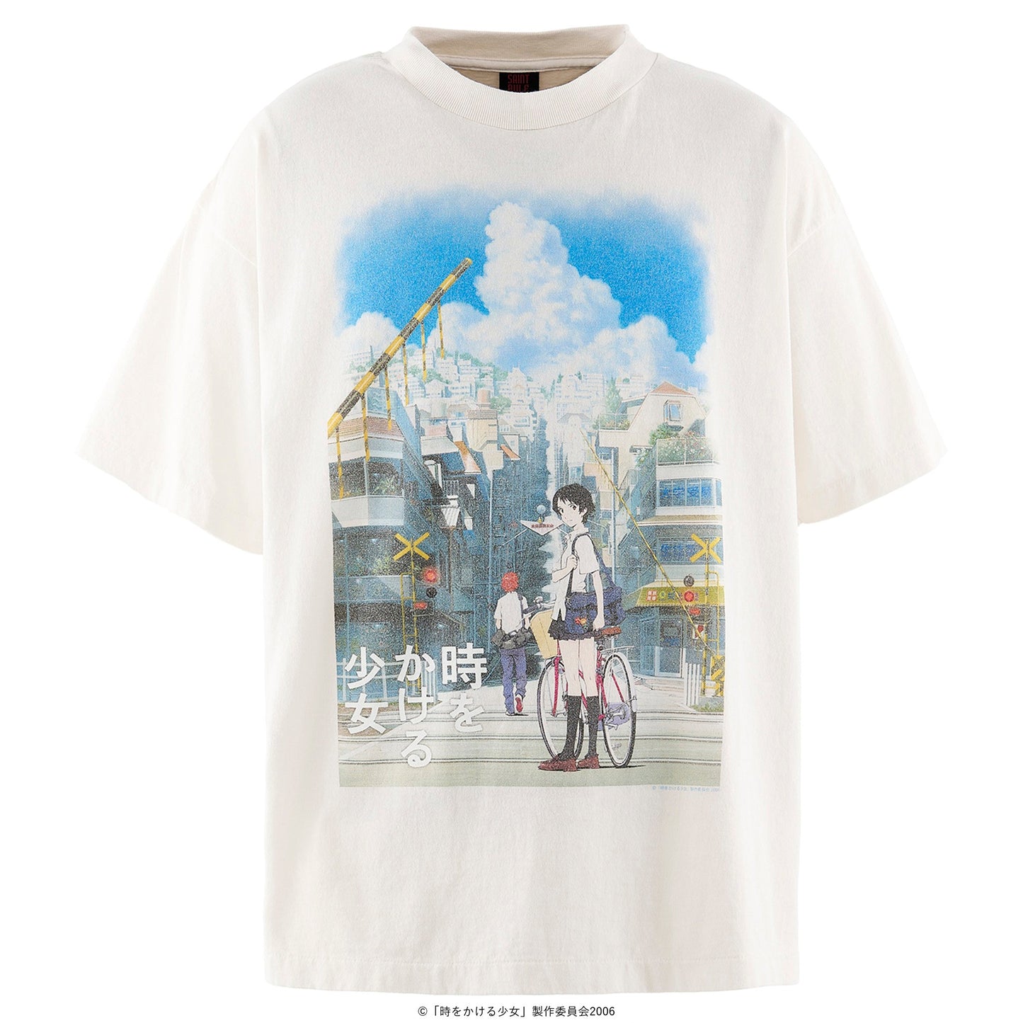 SAINT Mxxxxxx x 時をかける少女 x GEEKS RULE 時をかける少女_SS T-SHIRT/SAINT / WHITE