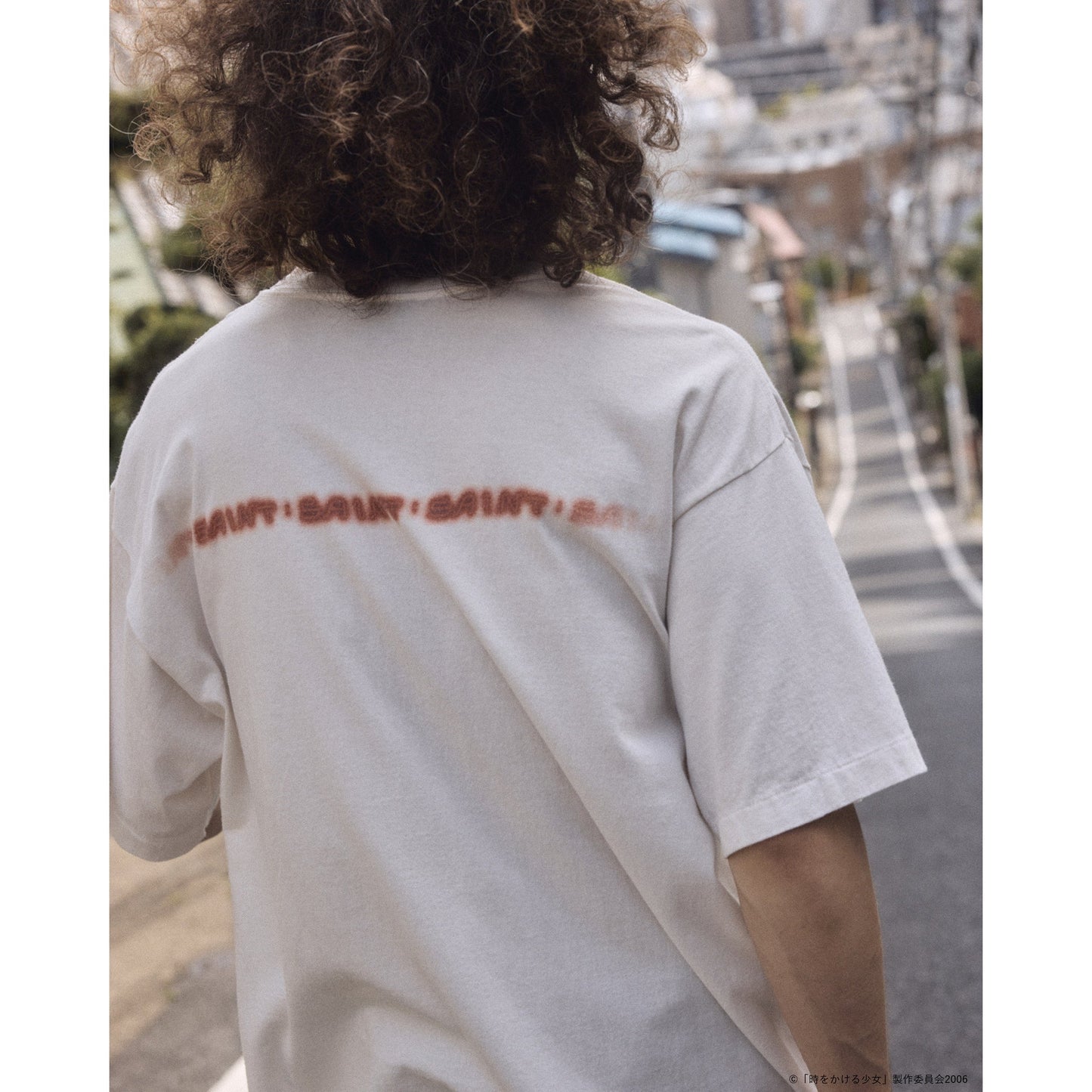 SAINT Mxxxxxx x 時をかける少女 x GEEKS RULE 時をかける少女_SS T-SHIRT/SAINT / WHITE
