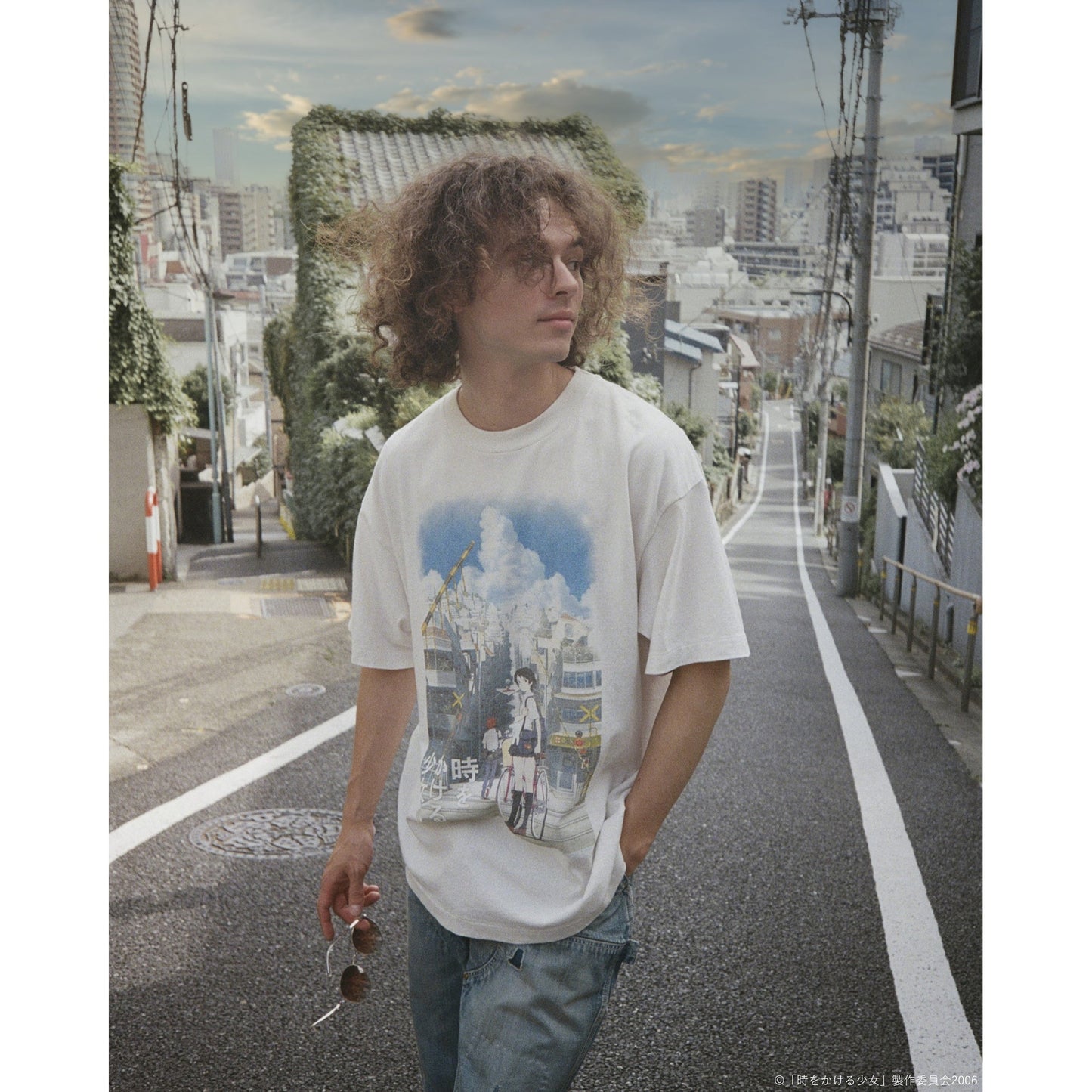 SAINT Mxxxxxx x 時をかける少女 x GEEKS RULE 時をかける少女_SS T-SHIRT/SAINT / WHITE