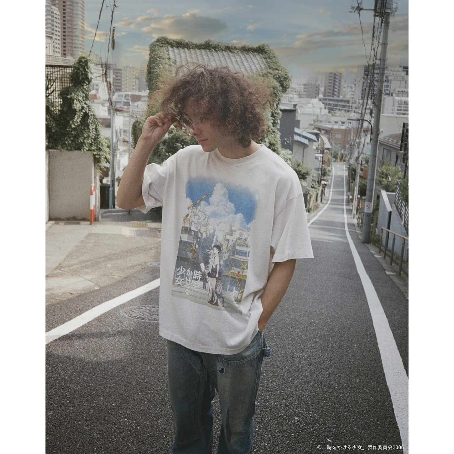 SAINT Mxxxxxx x 時をかける少女 x GEEKS RULE 時をかける少女_SS T-SHIRT/SAINT / WHITE