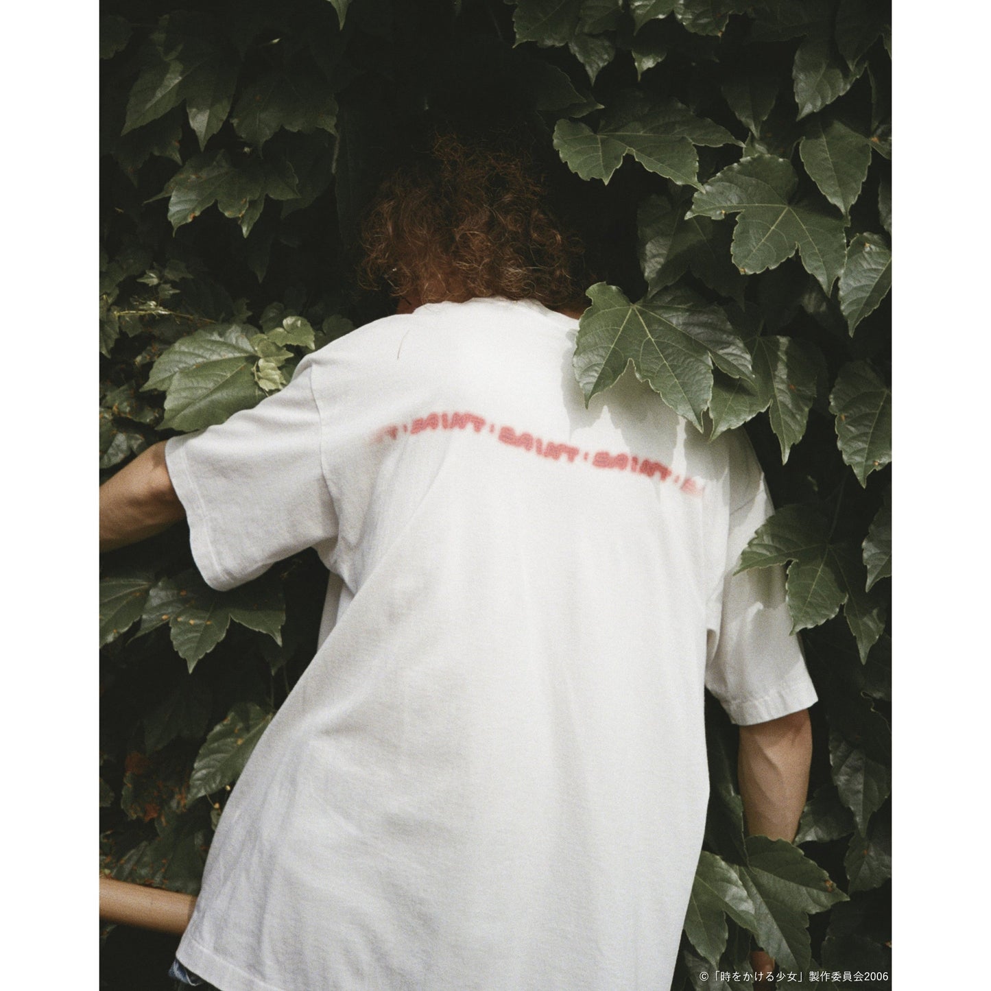SAINT Mxxxxxx x 時をかける少女 x GEEKS RULE 時をかける少女_SS T-SHIRT/SAINT / WHITE