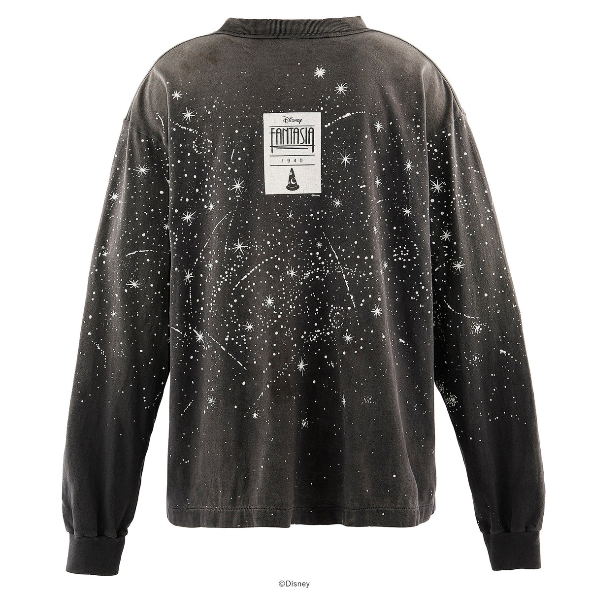 SAINT Mxxxxxx x ファンタジア DSNY_LS T-SHIRT/FANTASIA / BLACK