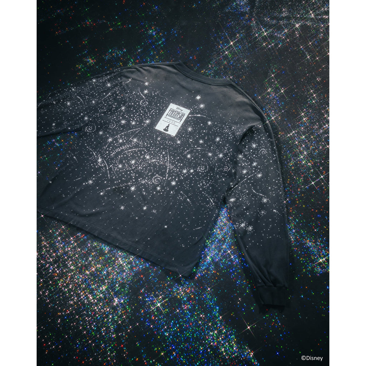 SAINT Mxxxxxx x ファンタジア DSNY_LS T-SHIRT/FANTASIA / BLACK