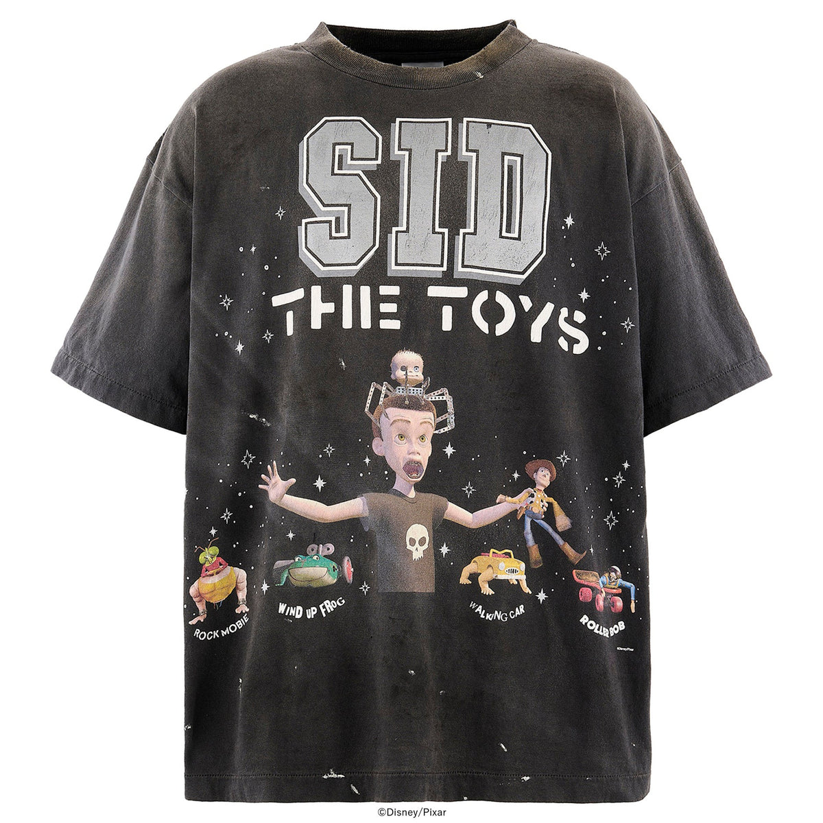 SAINT Mxxxxxx x TOY STORY PIXAR_SS T-SHIRT/SID / BLACK