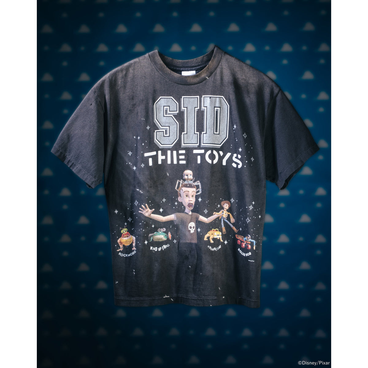 SAINT Mxxxxxx x TOY STORY PIXAR_SS T-SHIRT/SID / BLACK