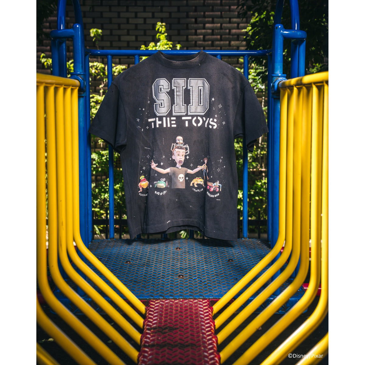 SAINT Mxxxxxx x TOY STORY PIXAR_SS T-SHIRT/SID / BLACK