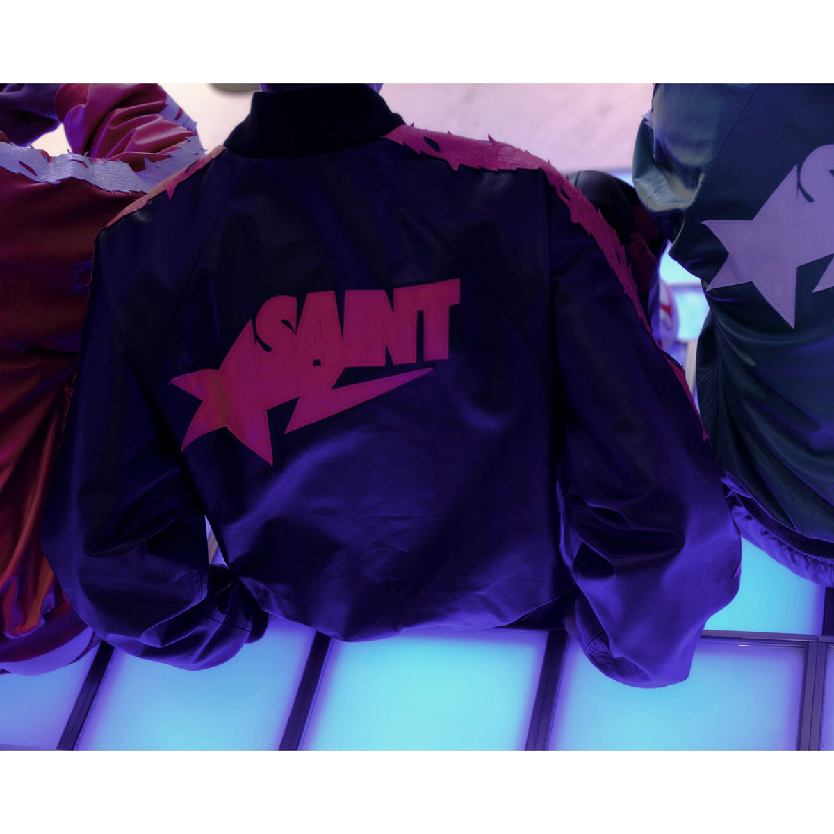 SAINT Mxxxxxx x BAPE® BAPE_TRACK JACKET / BLACK