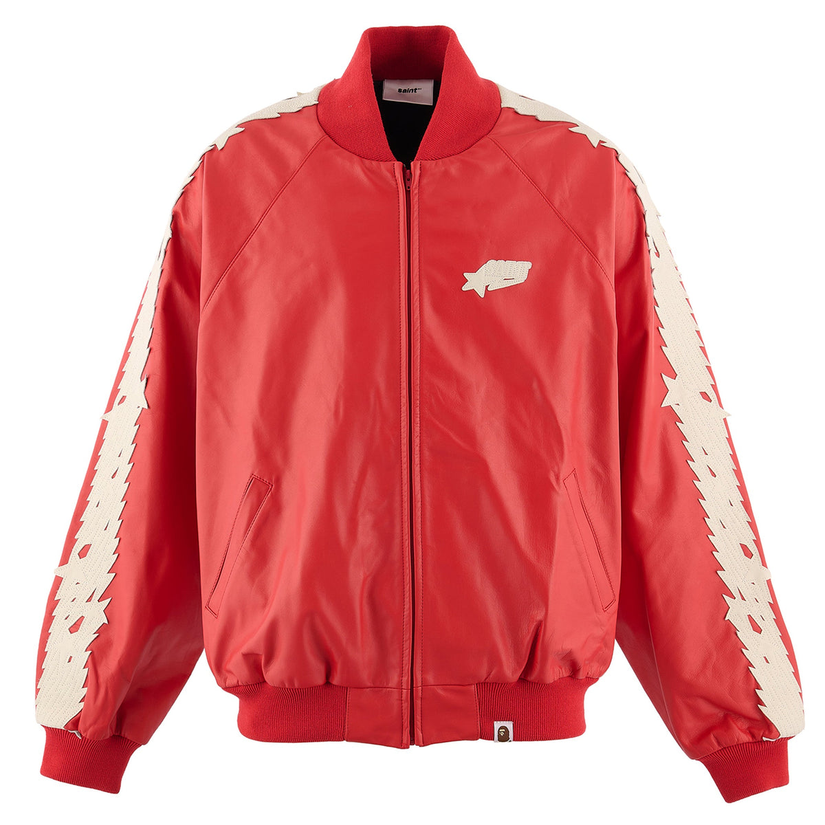 SAINT Mxxxxxx x BAPE® BAPE_TRACK JACKET / RED