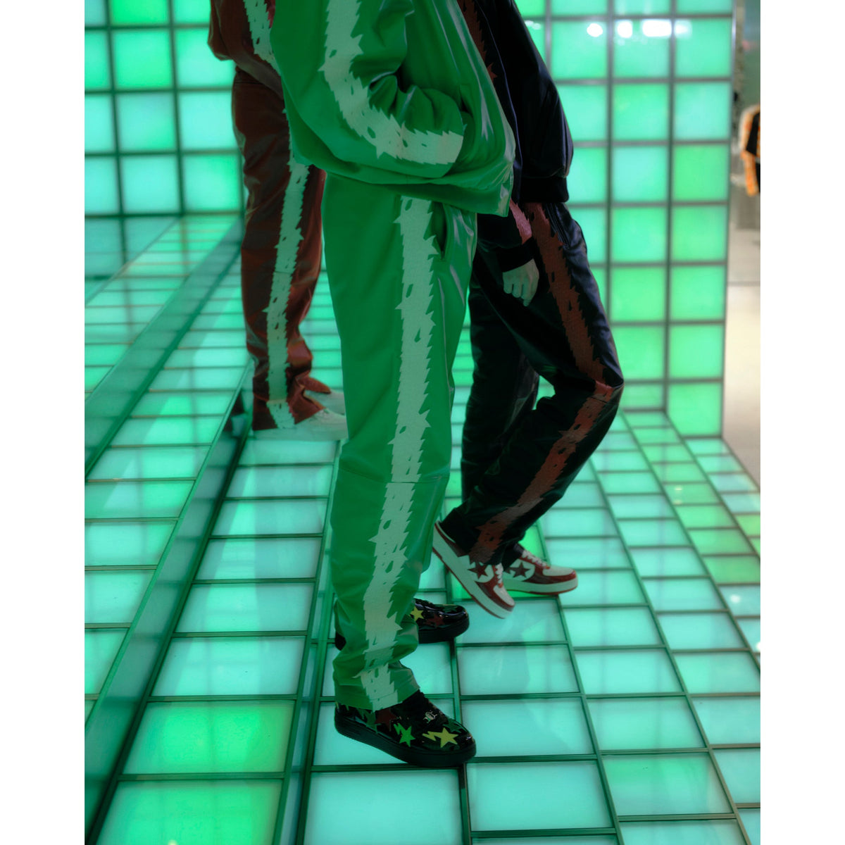 SAINT Mxxxxxx x BAPE® BAPE_TRACK PANTS / BLACK