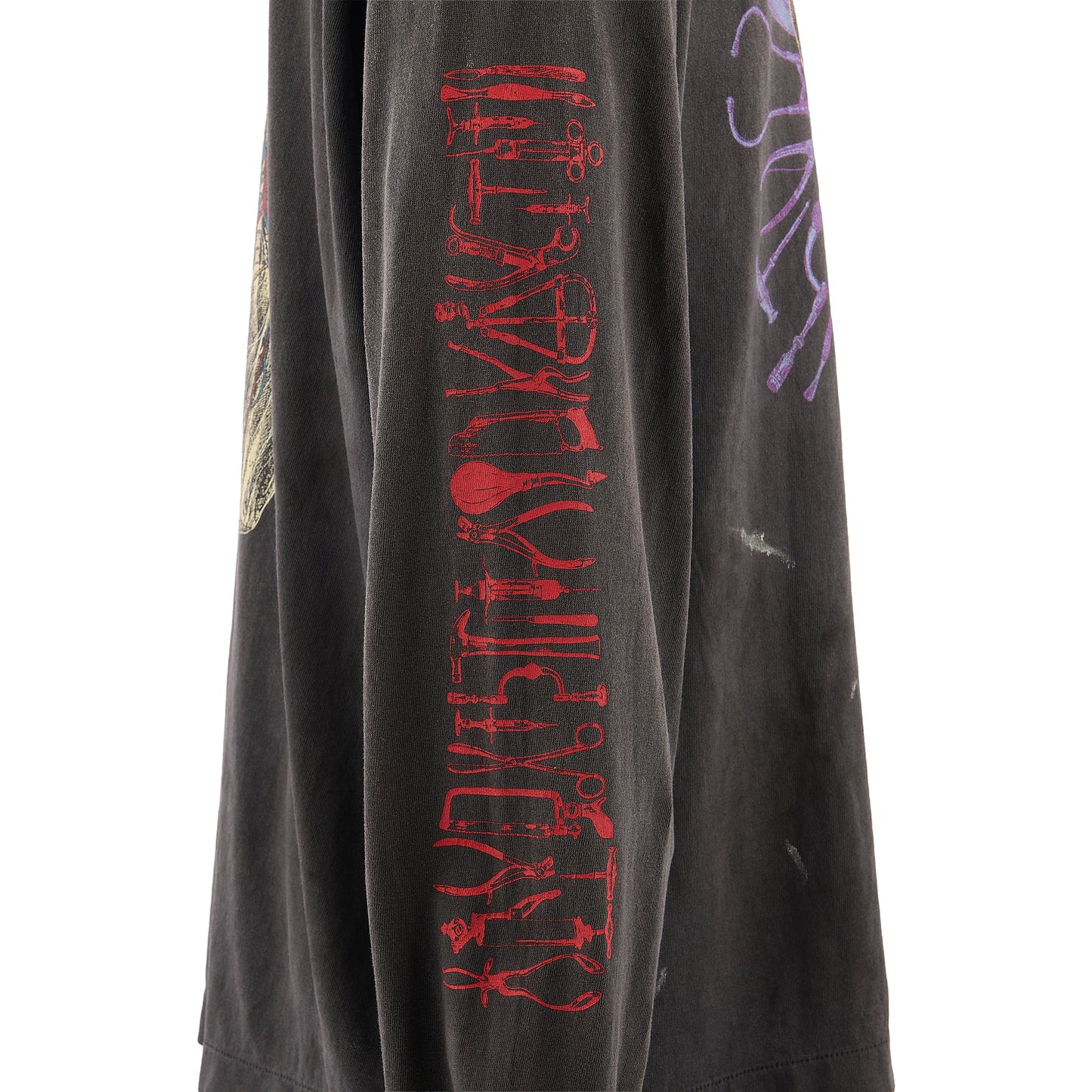 LS T-SHIRT/HEAD / BLACK