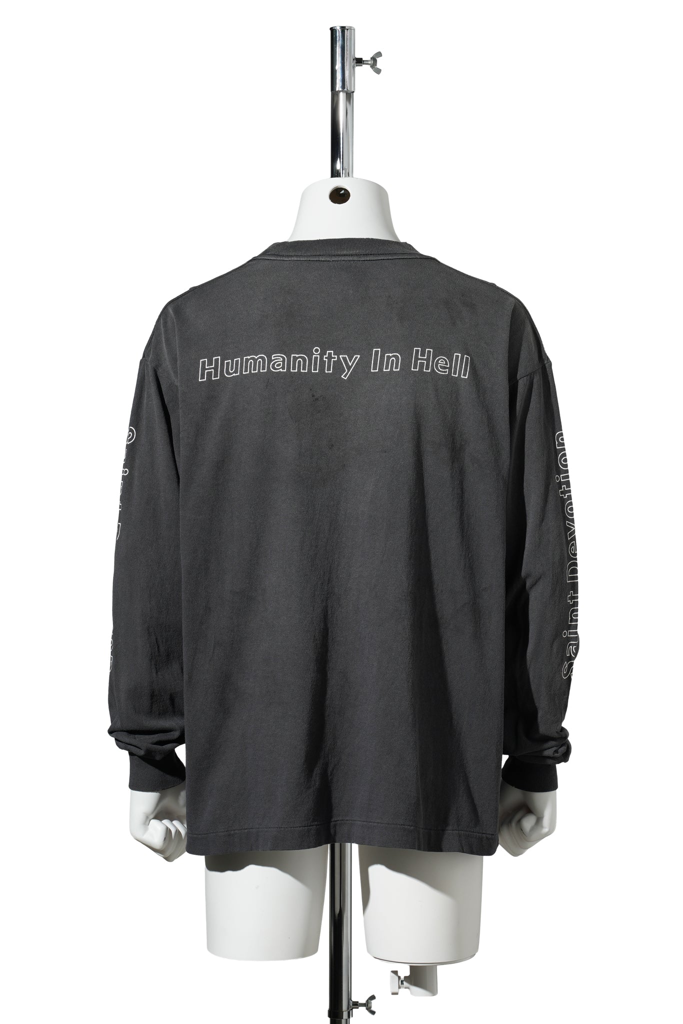 LS T-SHIRT/SAINT DEVOTION / BLACK