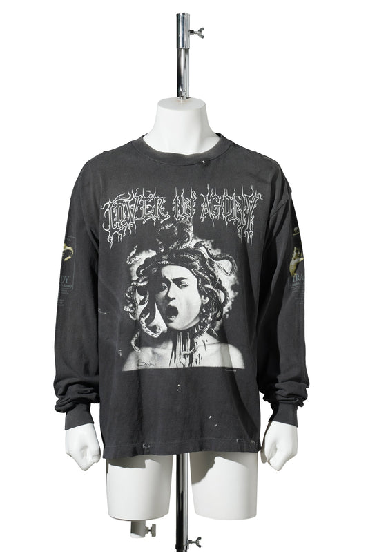 LS T-SHIRT/MEDUSA / BLACK