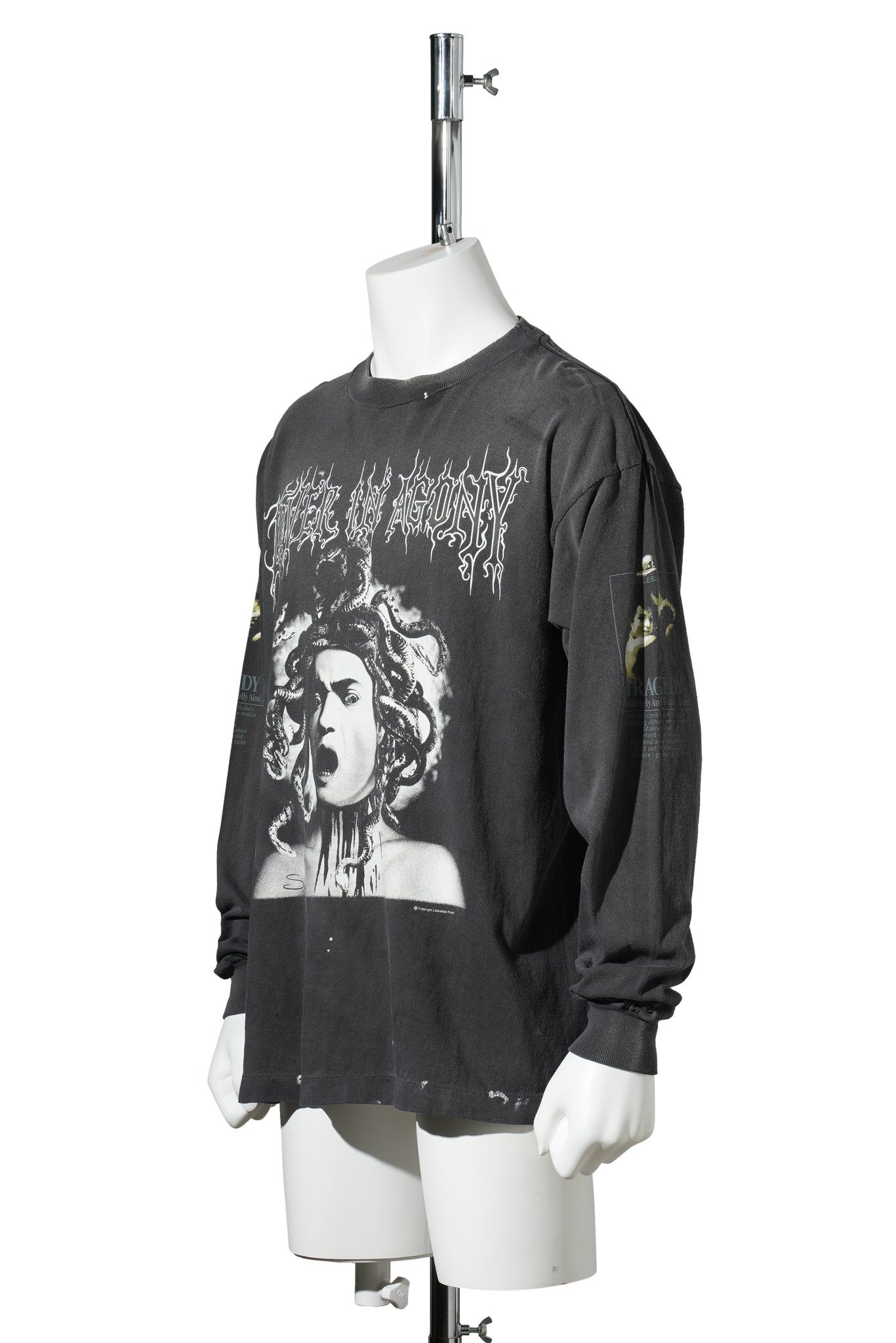 LS T-SHIRT/MEDUSA / BLACK