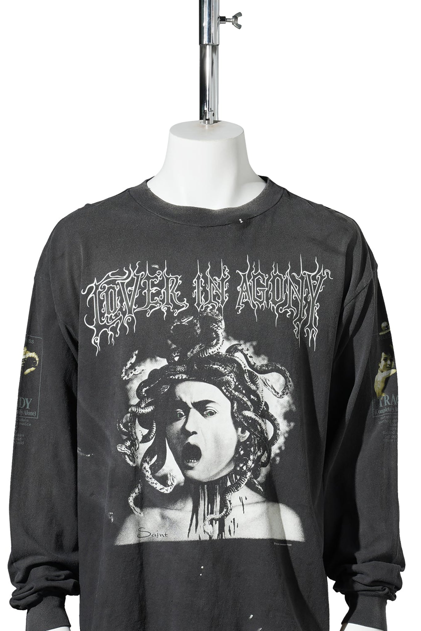 LS T-SHIRT/MEDUSA / BLACK