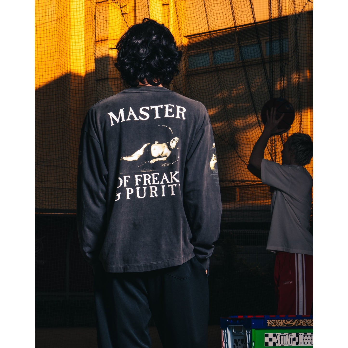 LS T-SHIRT/MEDUSA / BLACK