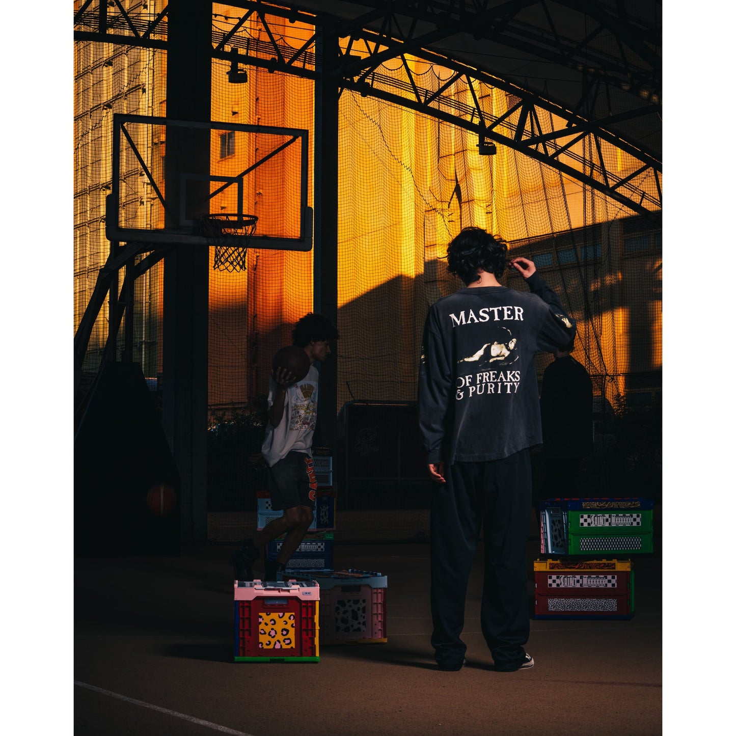 LS T-SHIRT/MEDUSA / BLACK