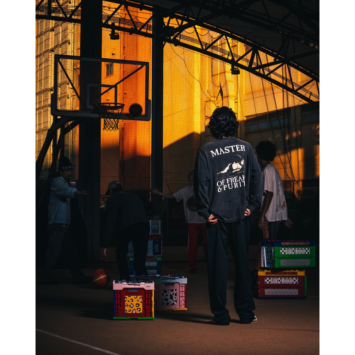 LS T-SHIRT/MEDUSA / BLACK