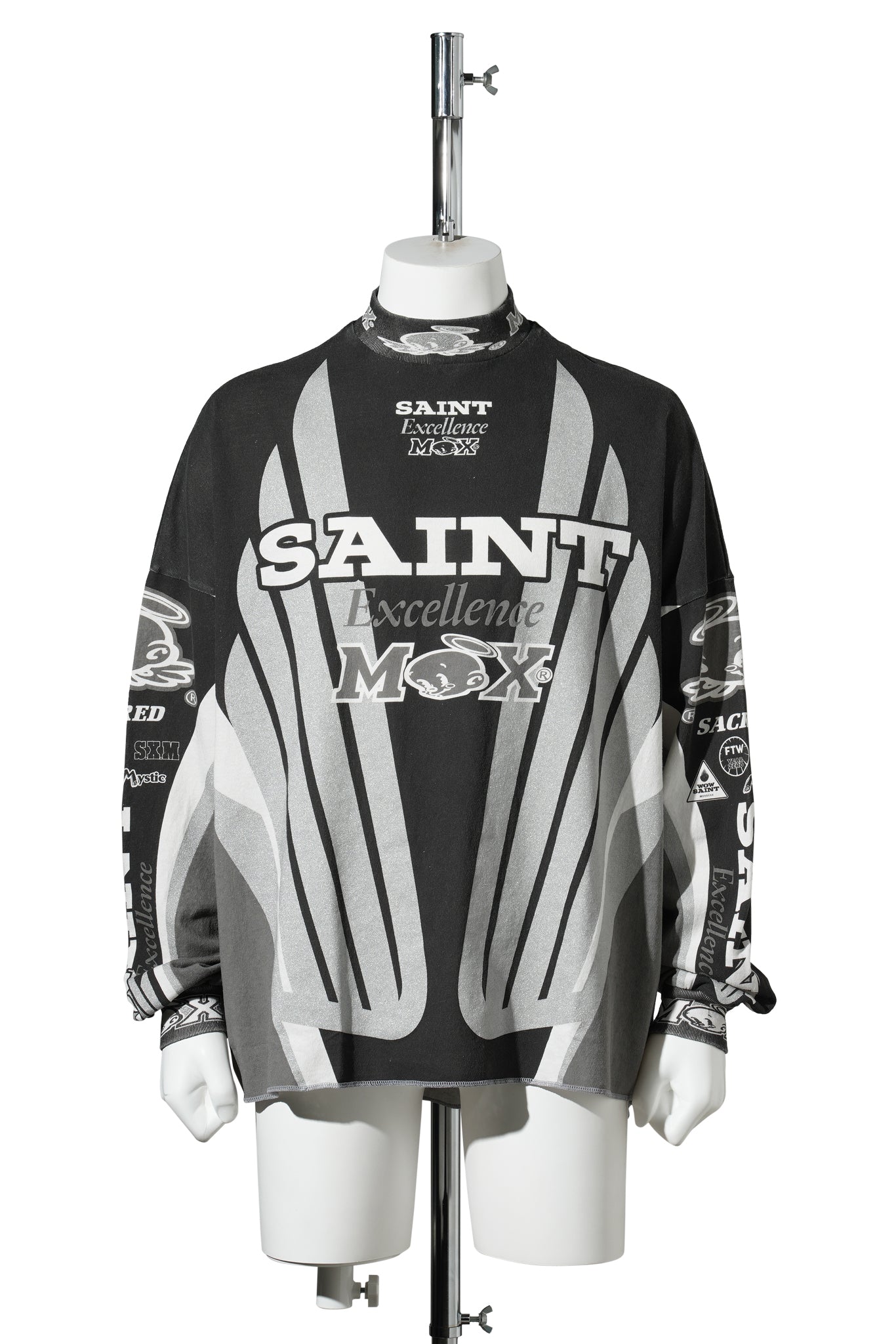 LS T-SHIRT/SAINT MX / BLACK