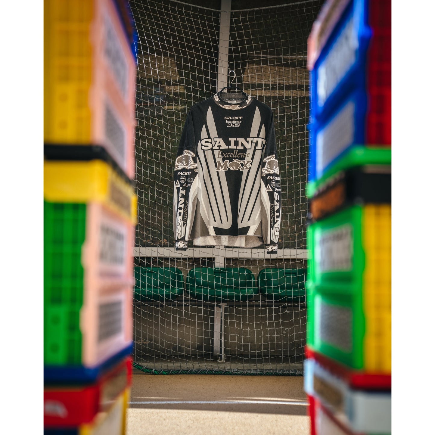 LS T-SHIRT/SAINT MX / BLACK