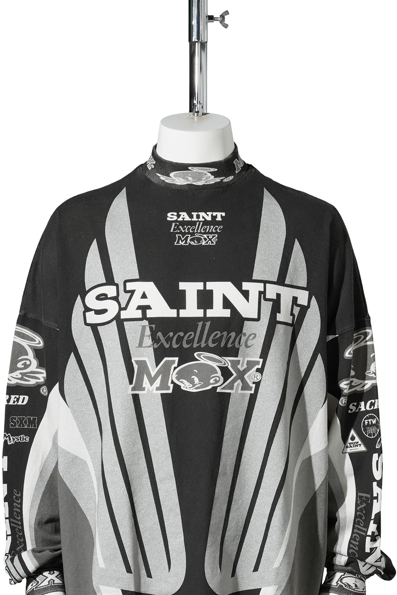 LS T-SHIRT/SAINT MX / BLACK