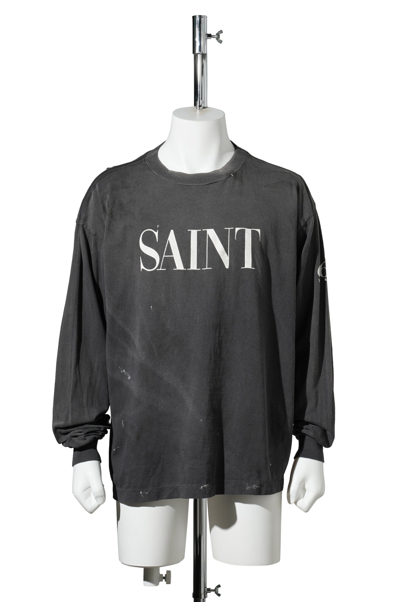 LS T-SHIRT/SAINT 666 / BLACK