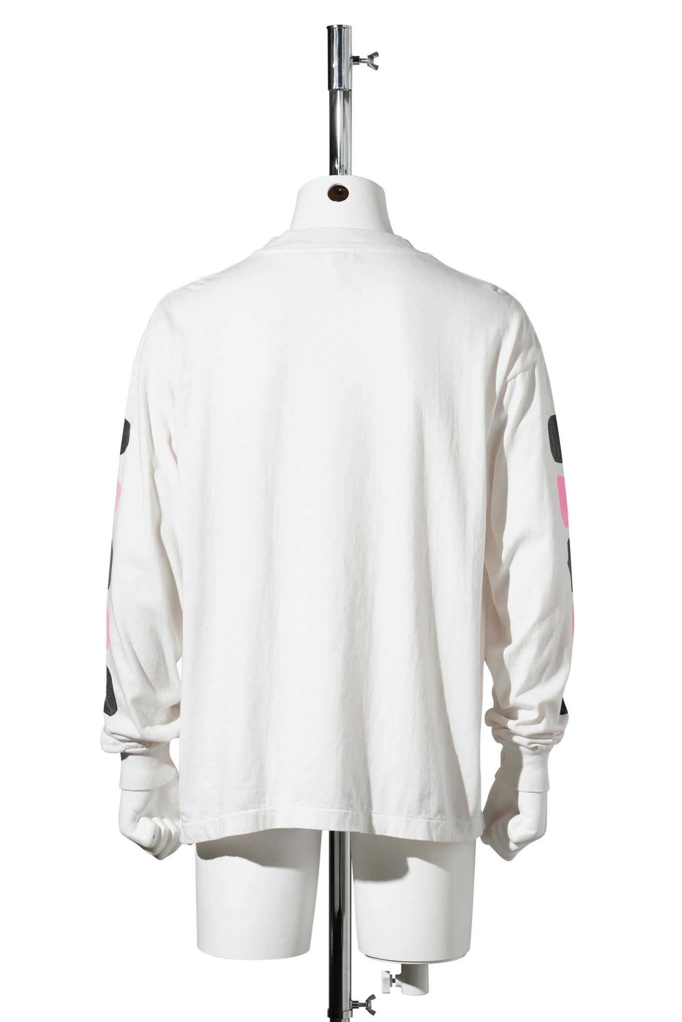 LS T-SHIRT/DOT / WHITE