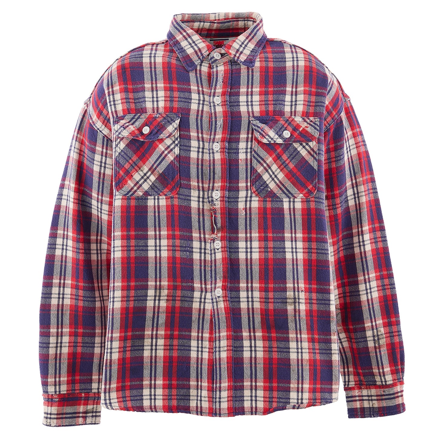 FLANNEL SHIRT/CHECK / BEIGE