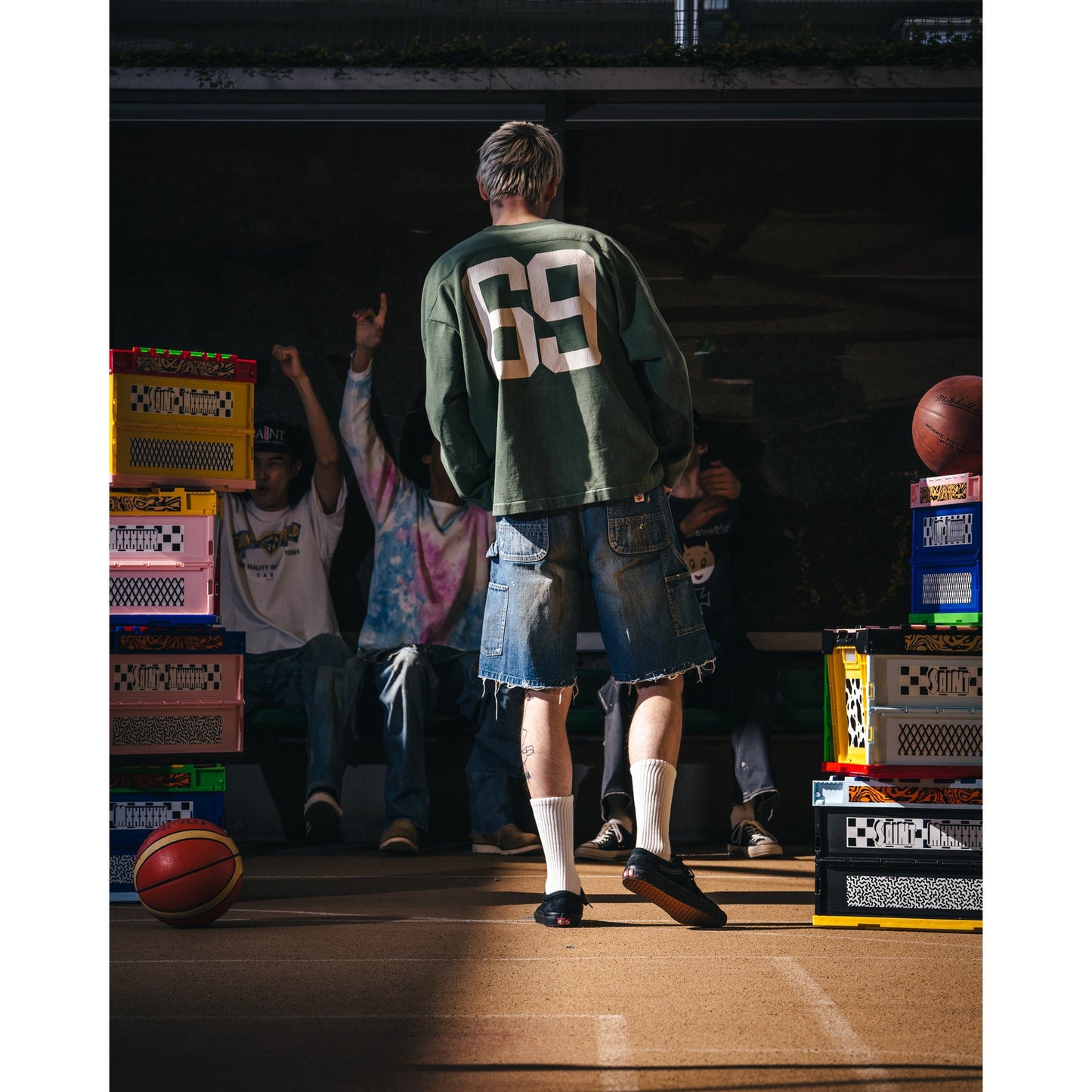 FOOTBALL SWEAT/WILD GOD / GREEN