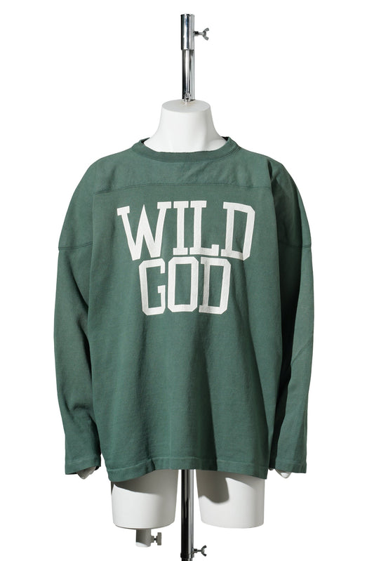 FOOTBALL SWEAT/WILD GOD / GREEN