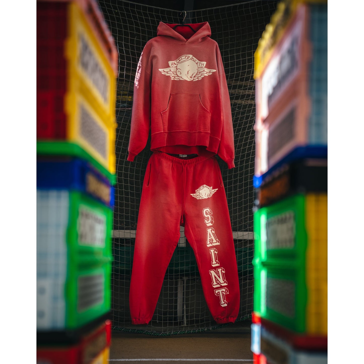 HOODIE/BABY MICHAEL / RED